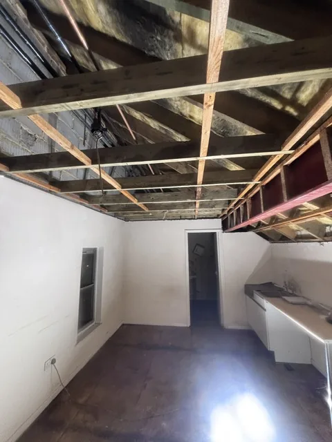 Controlled artex plasterboard strip-out in Wimbledon